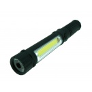Lampa COB 2W + LED 1W s magnetem - 3xAAA