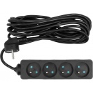 Kabel prodlužovací 3m - 4 zásuvky