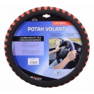 Potah volantu SOFT - červený
