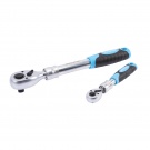 Ráčna 3/8" - 72T - teleskopická rukojeť 215-315mm CrV