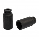 Hlavice rázová 1/2" - 20mm černá prodloužená IMPACT