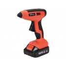 Pistole tavná AKU - 18V + baterie 2.0Ah + nabíječka 2.0A