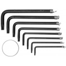 Klíče torx sada 8ks - T10-T40 na kroužku