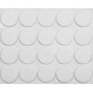 Podložka samolepící filc bílý - průměr 20mm - 20ks