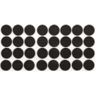 Podložka samolepící černá - průměr 18mm - 32ks