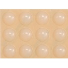 Podložka samolepící silikon - průměr 13mm - 12ks