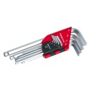 Klíče imbus sada 9ks - 1/16"-3/8" s kuličkou