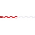 Řetěz plastový 6mm/25m červeno-bílý