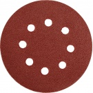 Papír brusný 125mm P150 s otvory - suchý zip - 5ks