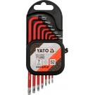 Klíče torx/tamper sada 7ks - T9-T30 - S2