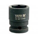 Hlavice rázová 1/2" - 22mm černá IMPACT