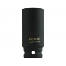 Hlavice rázová 1/2" - 26mm černá prodloužená IMPACT