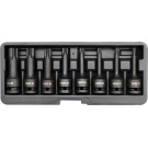Hlavice rázové sada 1/2" černé 8ks TORX IMPACT