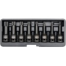 Hlavice rázové sada 1/2" černé 8ks SPLINE IMPACT