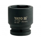 Hlavice rázová 3/4" - 36mm černá IMPACT