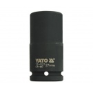 Hlavice rázová 3/4" - 27mm černá prodloužená IMPACT