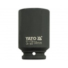 Hlavice rázová 3/4" - 38mm černá prodloužená IMPACT