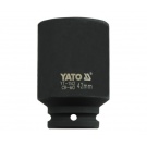 Hlavice rázová 3/4" - 42mm černá prodloužená IMPACT