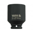 Hlavice rázová 3/4" - 48mm černá prodloužená IMPACT