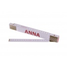 Skládací 2m ANNA - bílý dřevěný