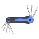 Klíče torx zavírací 8ks - T9-T40